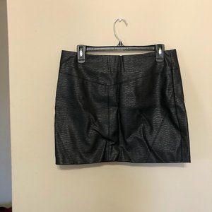 Leather Mini Skirt